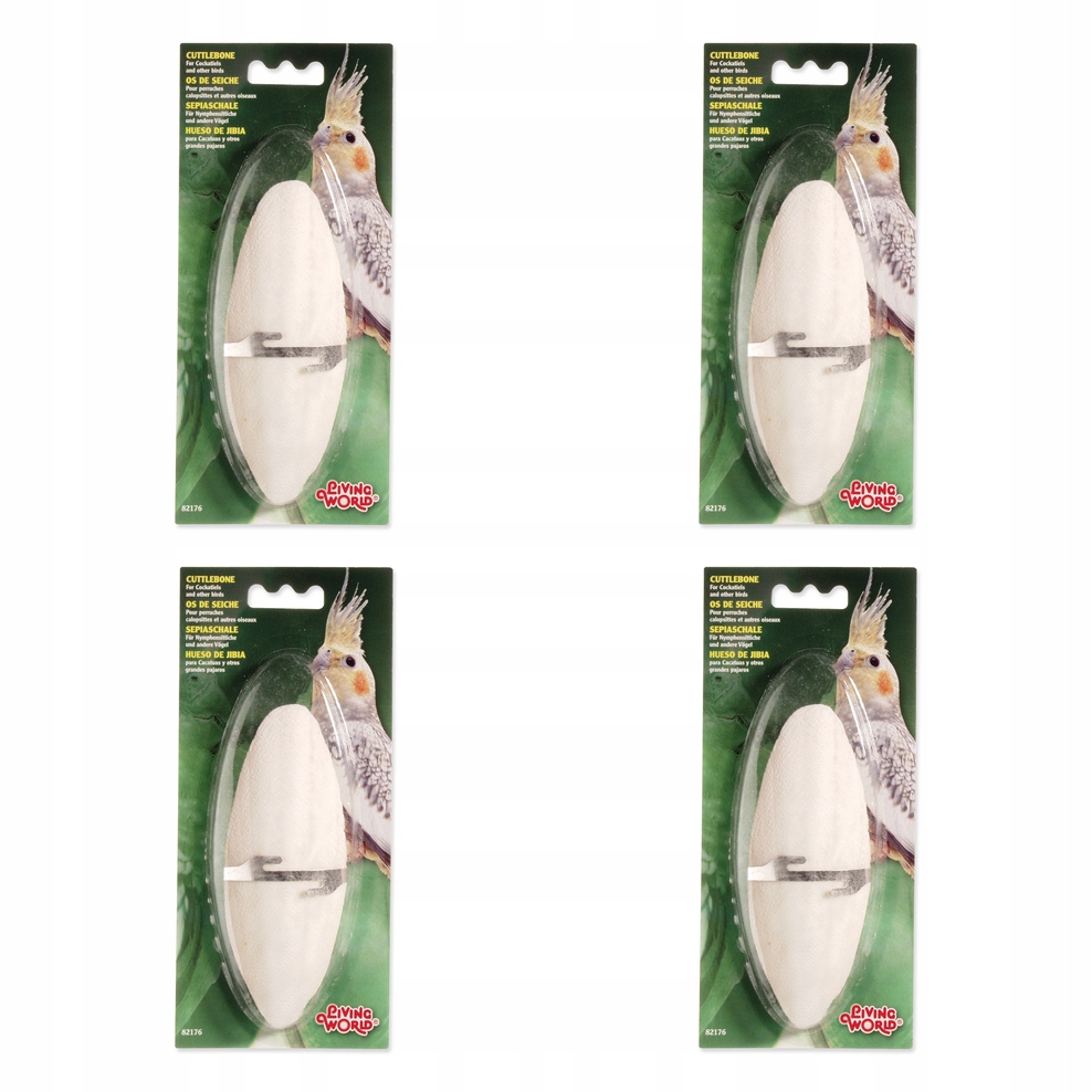 Levně Kost Living World sépiová s držákem velká balení 4 ks