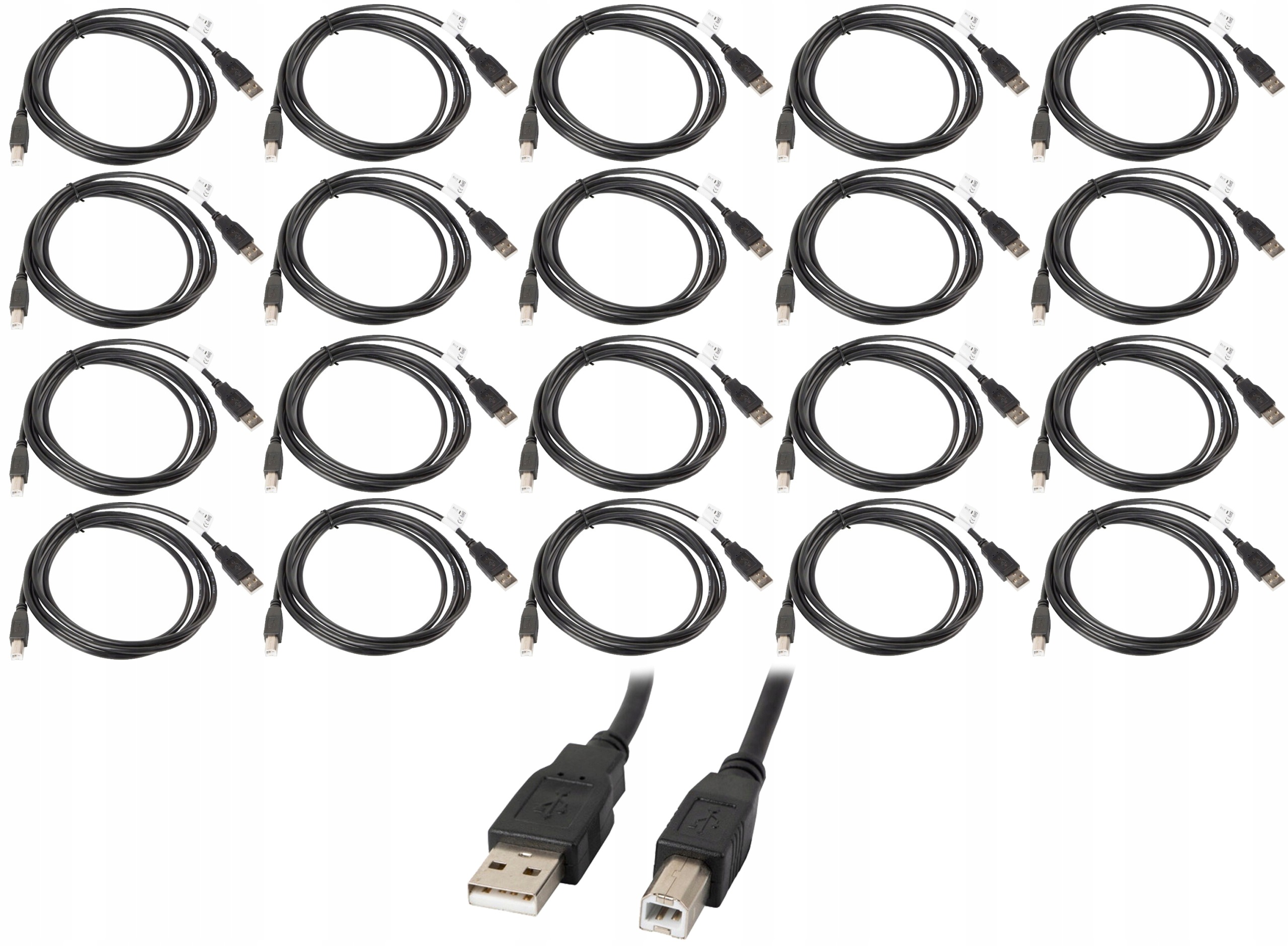 Lanberg Kabel USB 2.0 AM-BM 1.8M czarny