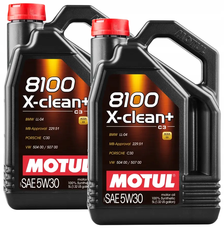 Olej Syntetyczny Motul 8100 X-clean+ C3 5W30 10L Zawieszka Serwisowa