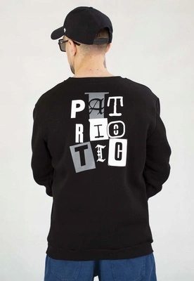 Mikina Patriotic Bez Kapuce Ransom Note černá