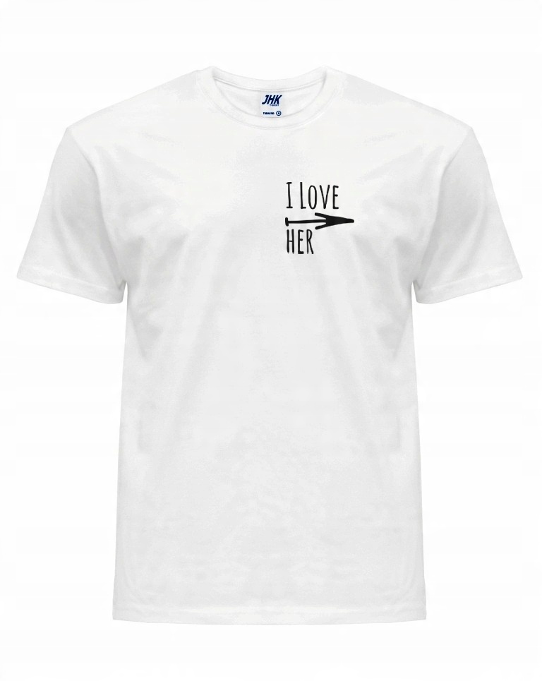 

Koszulka Męska Walentynki I Love 3XL