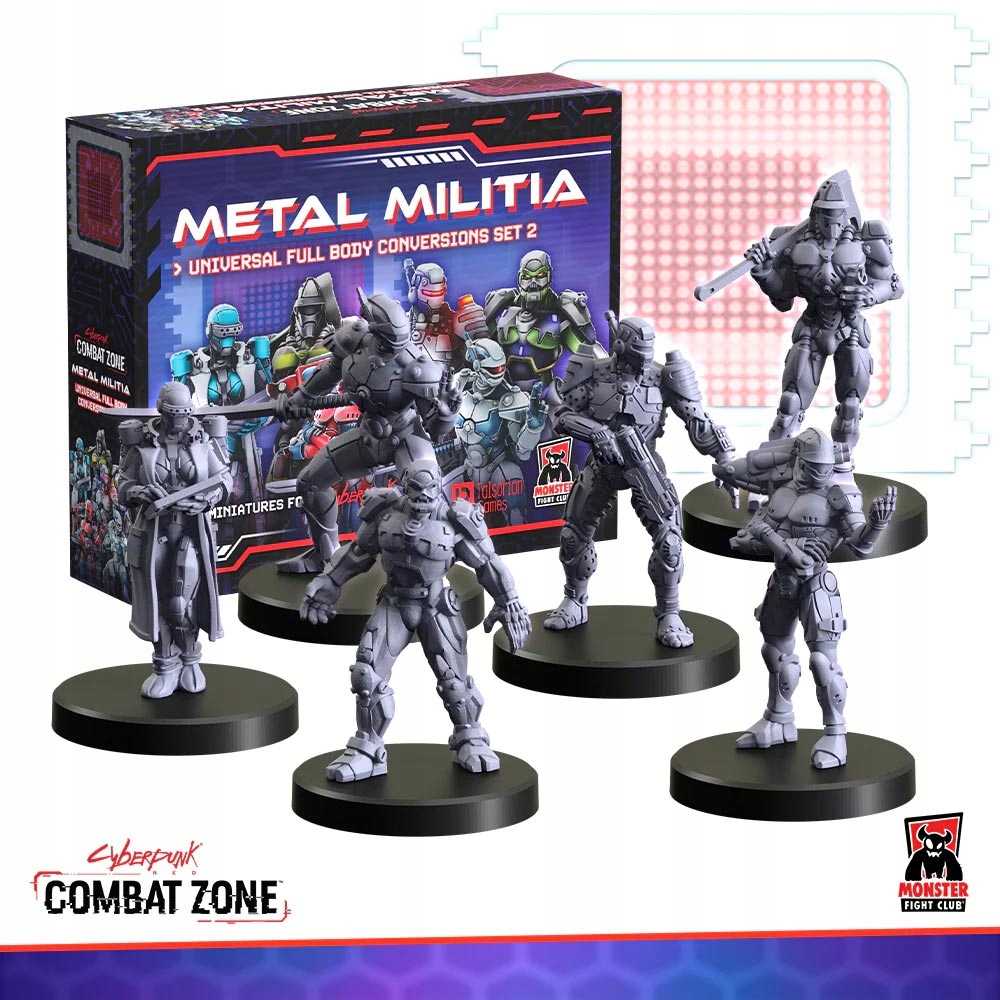 Cyberpunk Red Combat Zone Metal Militia Full Body Conversion Kit 2