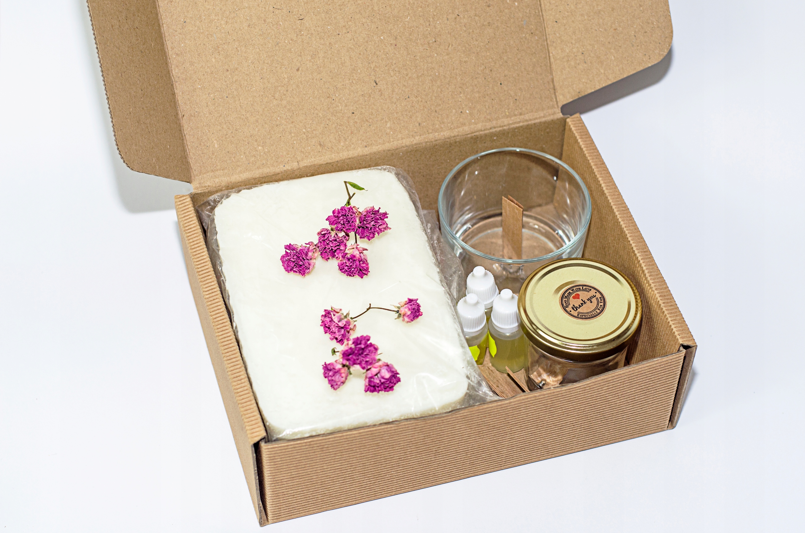 Sada na výrobu přírodních sójových svíček Diy