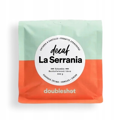 Levně DoubleShot Kolumbie La Serrania Decaf Překapávaná Káva