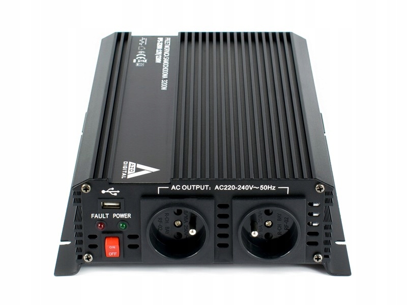 PRZETWORNICA NAPIĘCIA 12V 230V SAMOCHODOWA 3200W Napięcie wejściowe 12 V