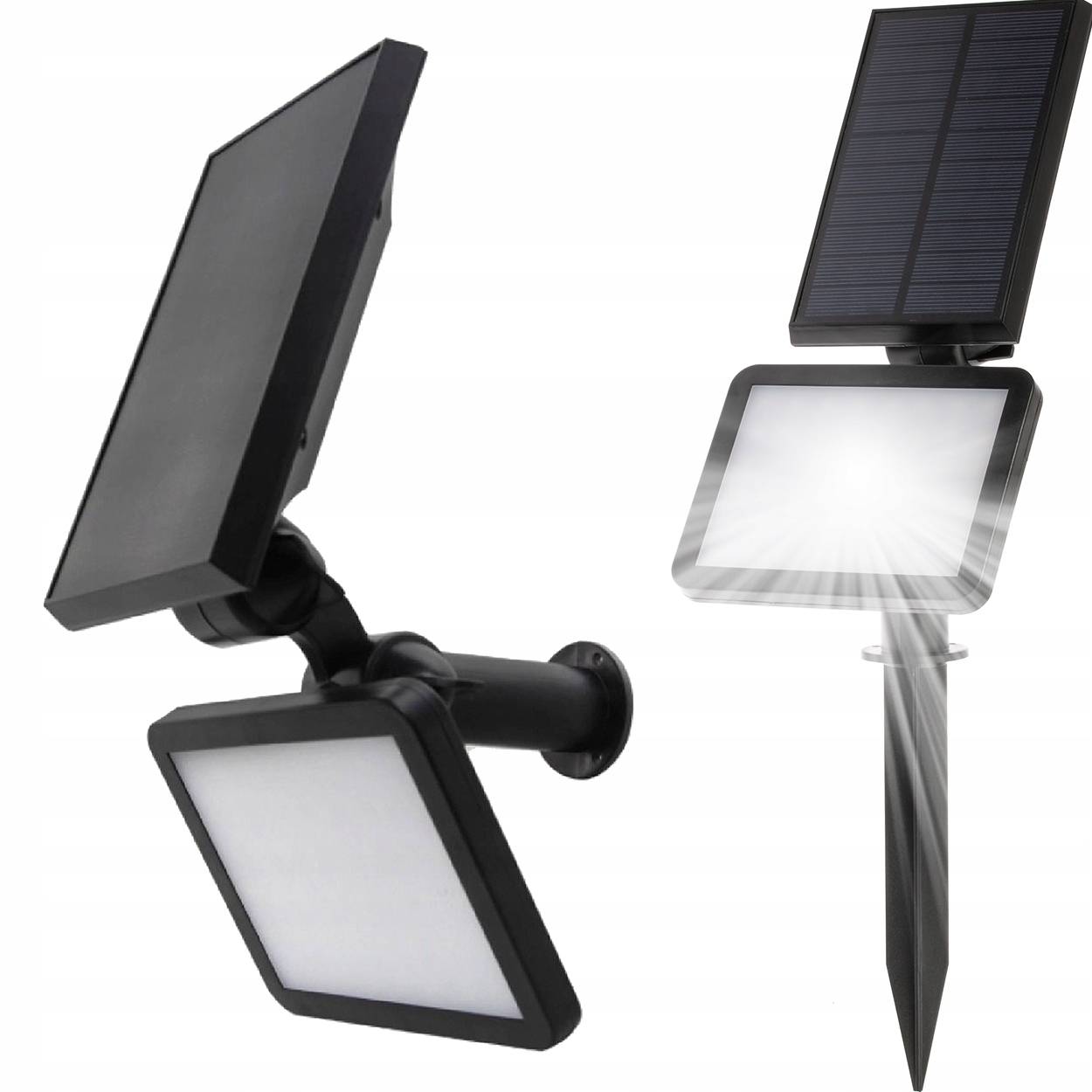 

Lampa Solarna Led Reflektor Wbijany 3W Czujnik