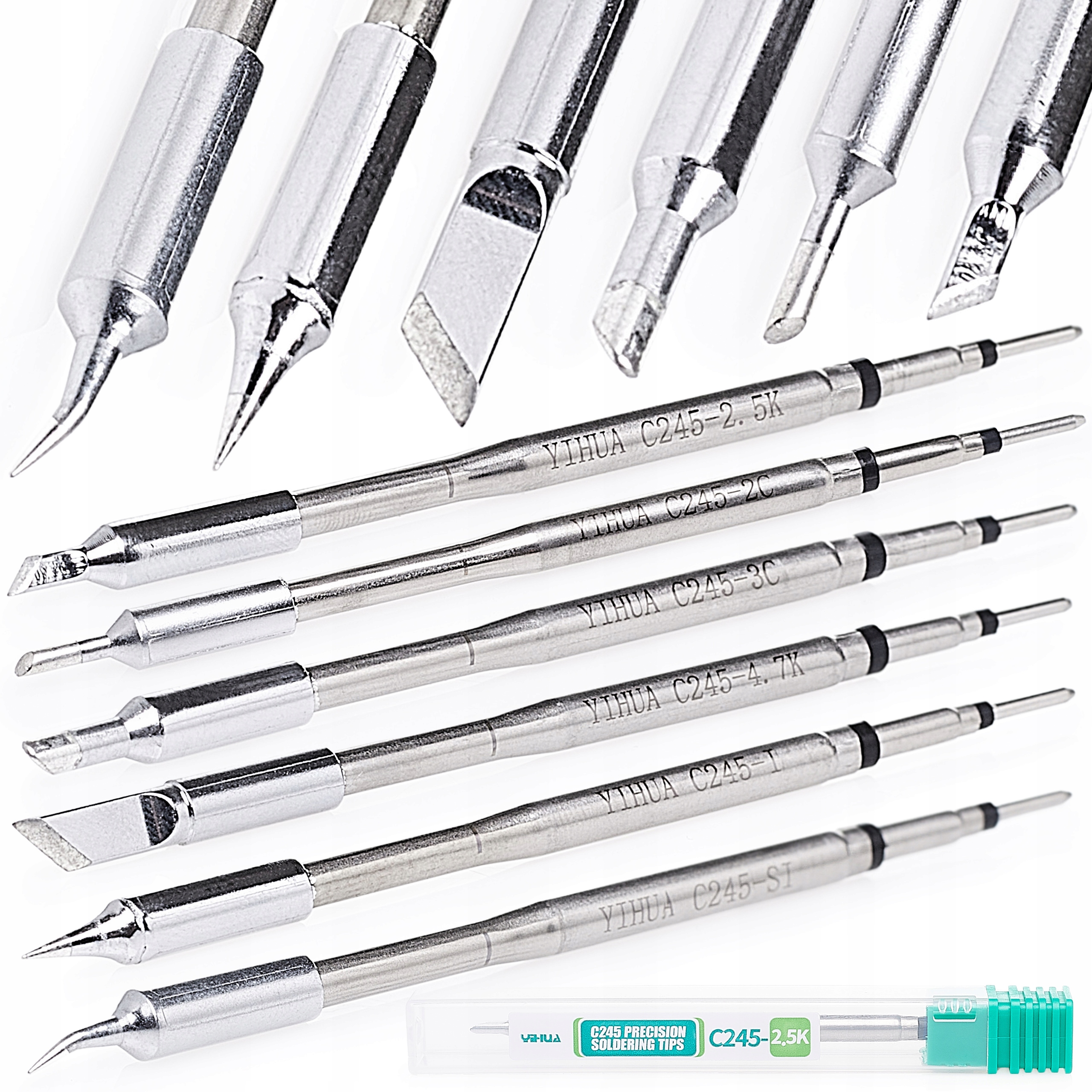Sada 6 Hrotů Pro Pájení Yihua C245 modely 2C 3C 2.5K 4.7K A Is