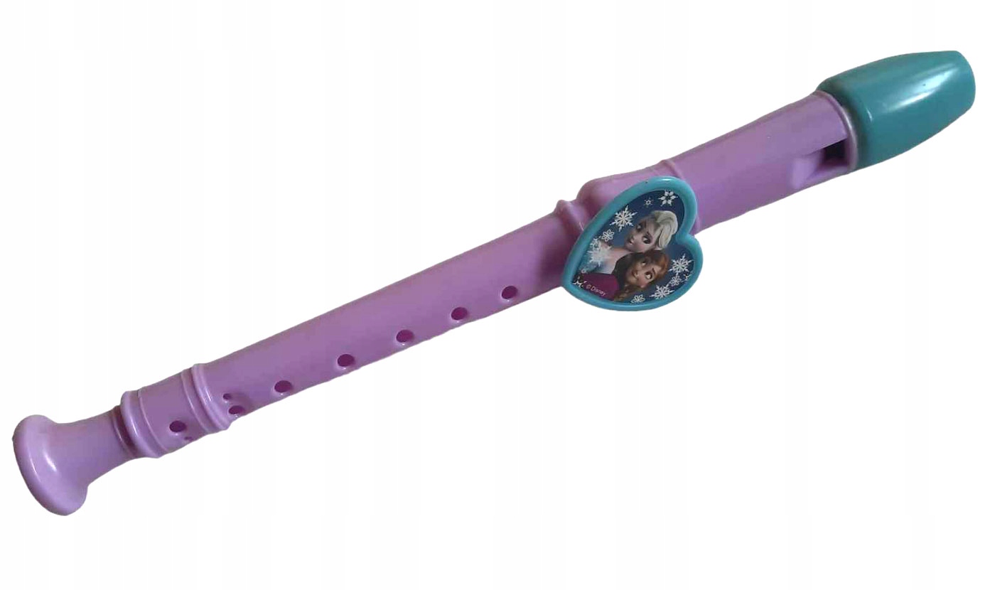 Zabawka flet Frozen DISNEY fioletowy gwizdek -nie gra Marka Disney
