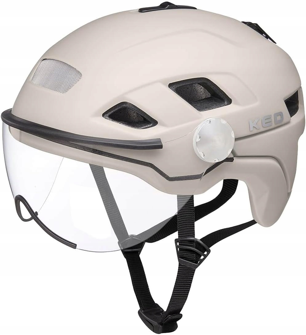 Cyklistická přilba Ked B-Vis X-Lit Ash Matt M 52-58 cm