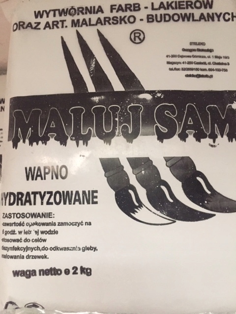

Wapno do bielenia drzew nawozowe dezynfekcyjne2kg