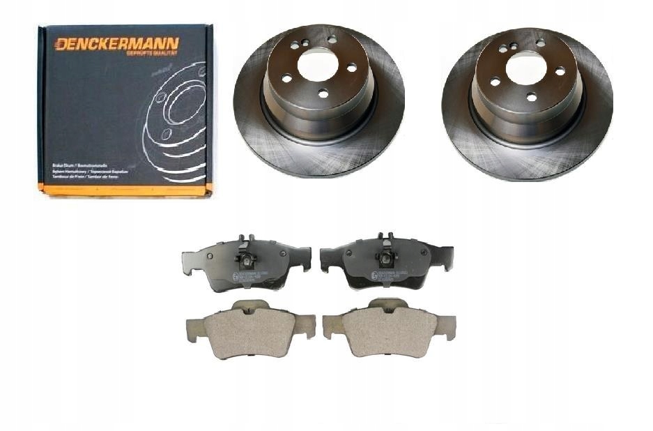 Kotouče Mercedes E Klasa W212 Zadní 300 MM Plné