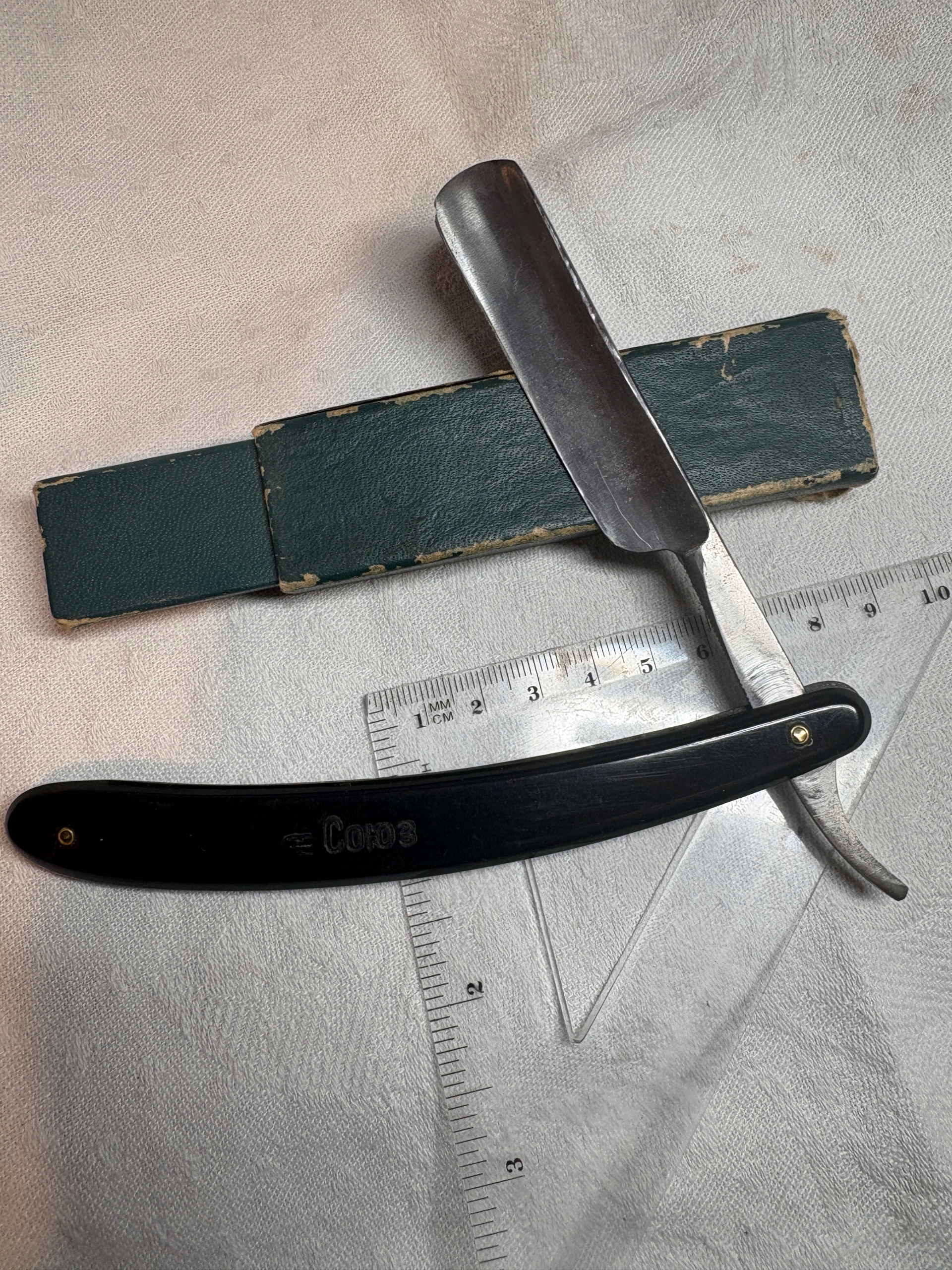 stara brzytwa + opakowanie