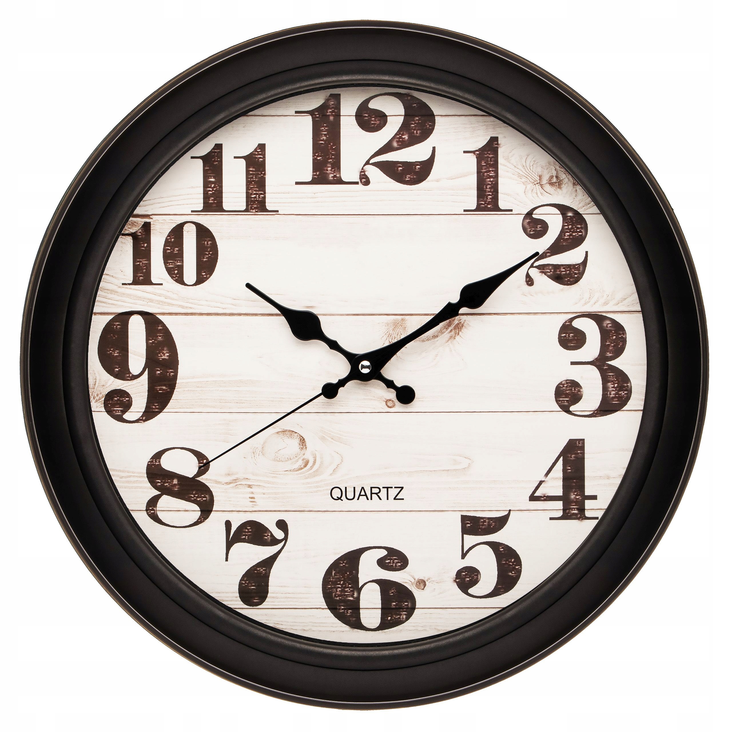 

Duży zegar retro dworcowy