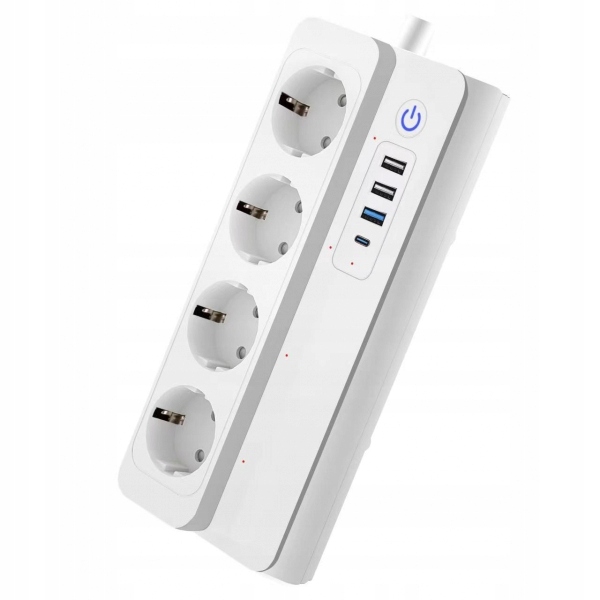 Linptech Xenon Tuya – Zásuvková lišta s Usb porty, dálkově ovládaná