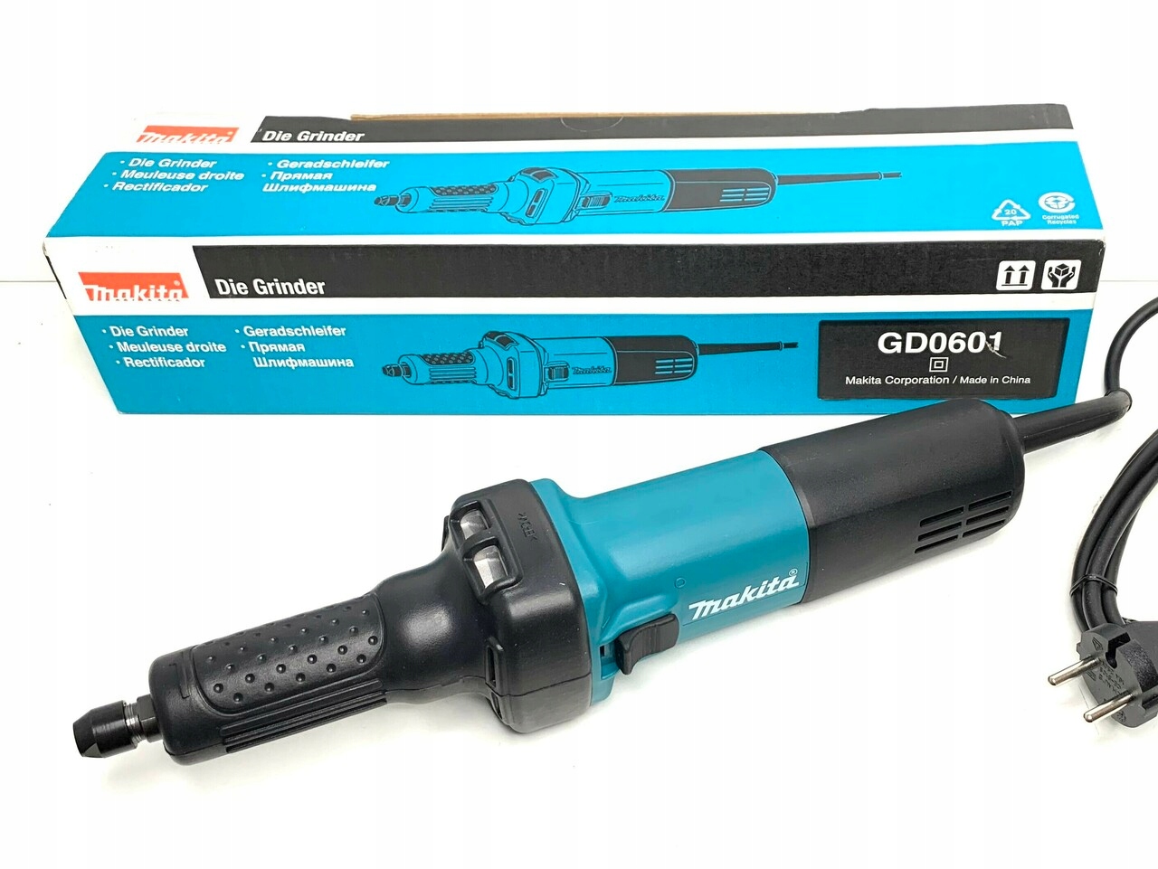 

Makita GD0601 Szlifierka Prosta Trzpieniowa 400W