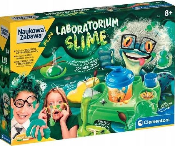 NAUKOWA ZABAWA LABORATORIUM SLIME KOLOROWE GLUTY Rodzaj mały chemik