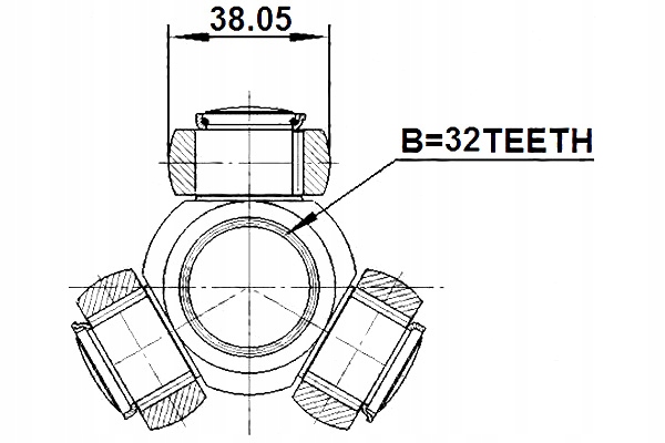 FEBEST TRIPOID TOYOTA AVENSIS AT22.AZT220 CDT220 CT220 ST220 ZZT22 Producent części Febest