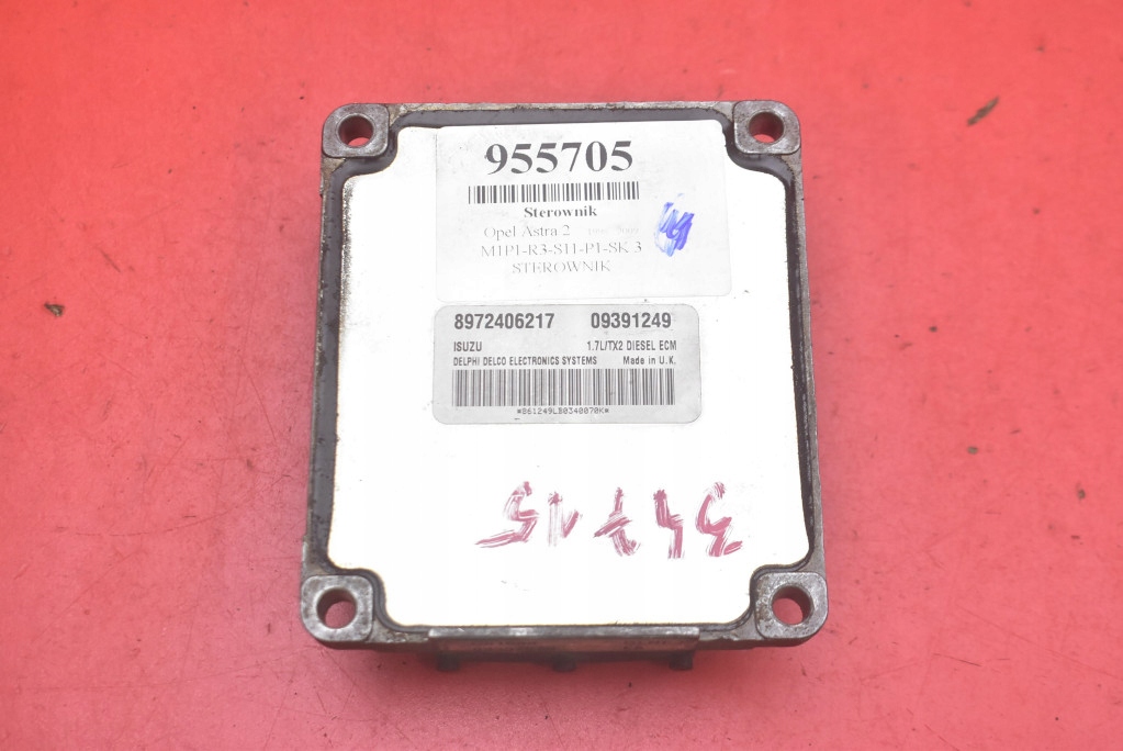 control unit computer of the engine 8972406217 OPEL ASTRA 2 II G 1.7 DTI 75 KM 98-09
