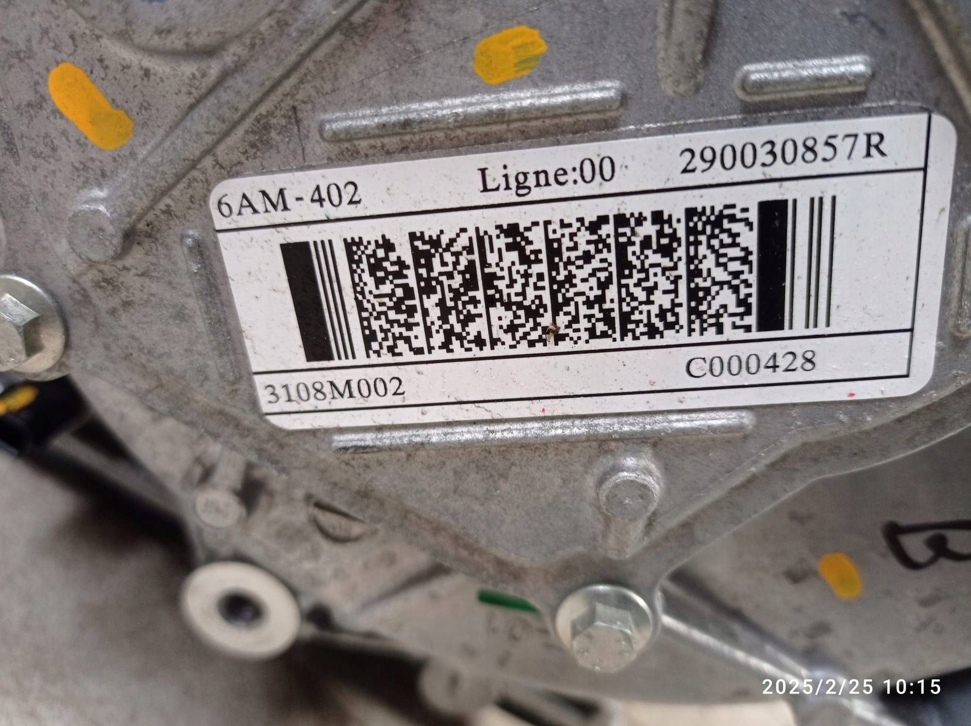 engine electrical RENAULT MEGANE V E-TECH 6AM-402 290030857R as new