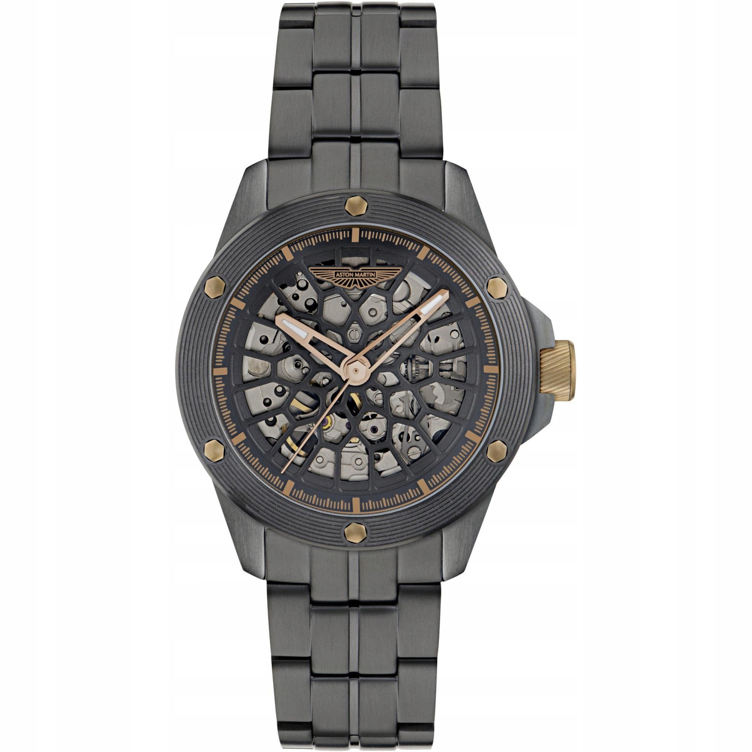 Pánské Hodinky Aston Martin MTRR1F503 šedý náramek