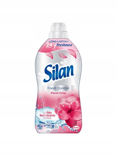 Levně 3X Silan Fresh Control Floral Crisp Tekutá Aviváž 1012 ml 46 praní)