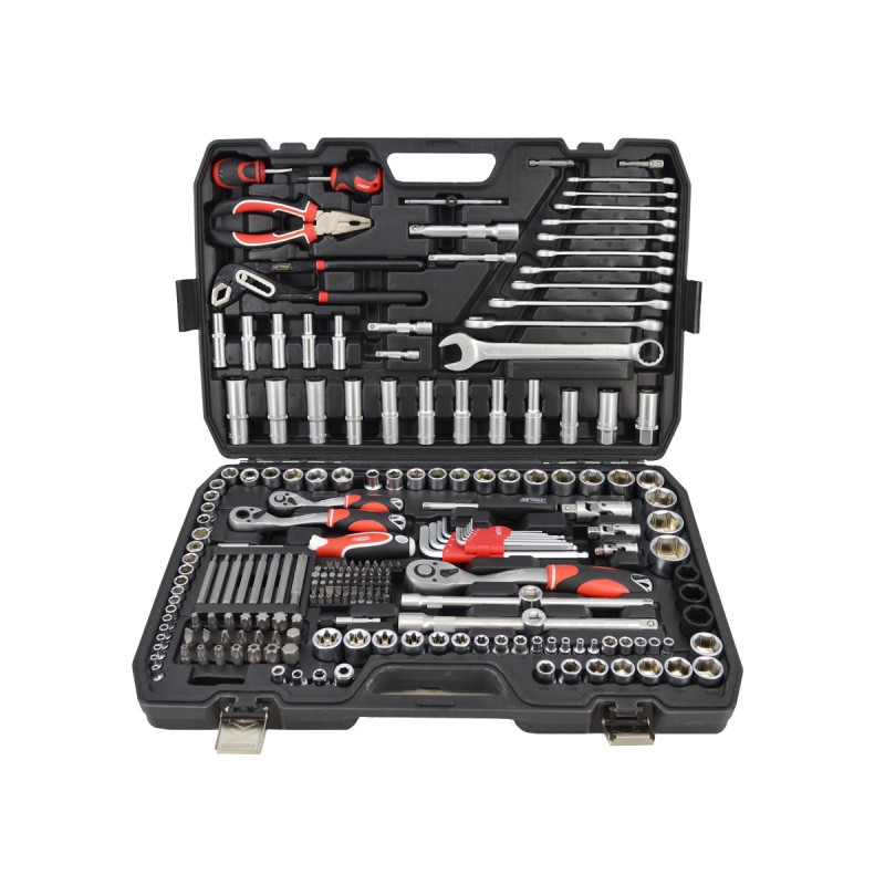 Awtools Sada Kľúčov 225ks 1/2"/3/8"/