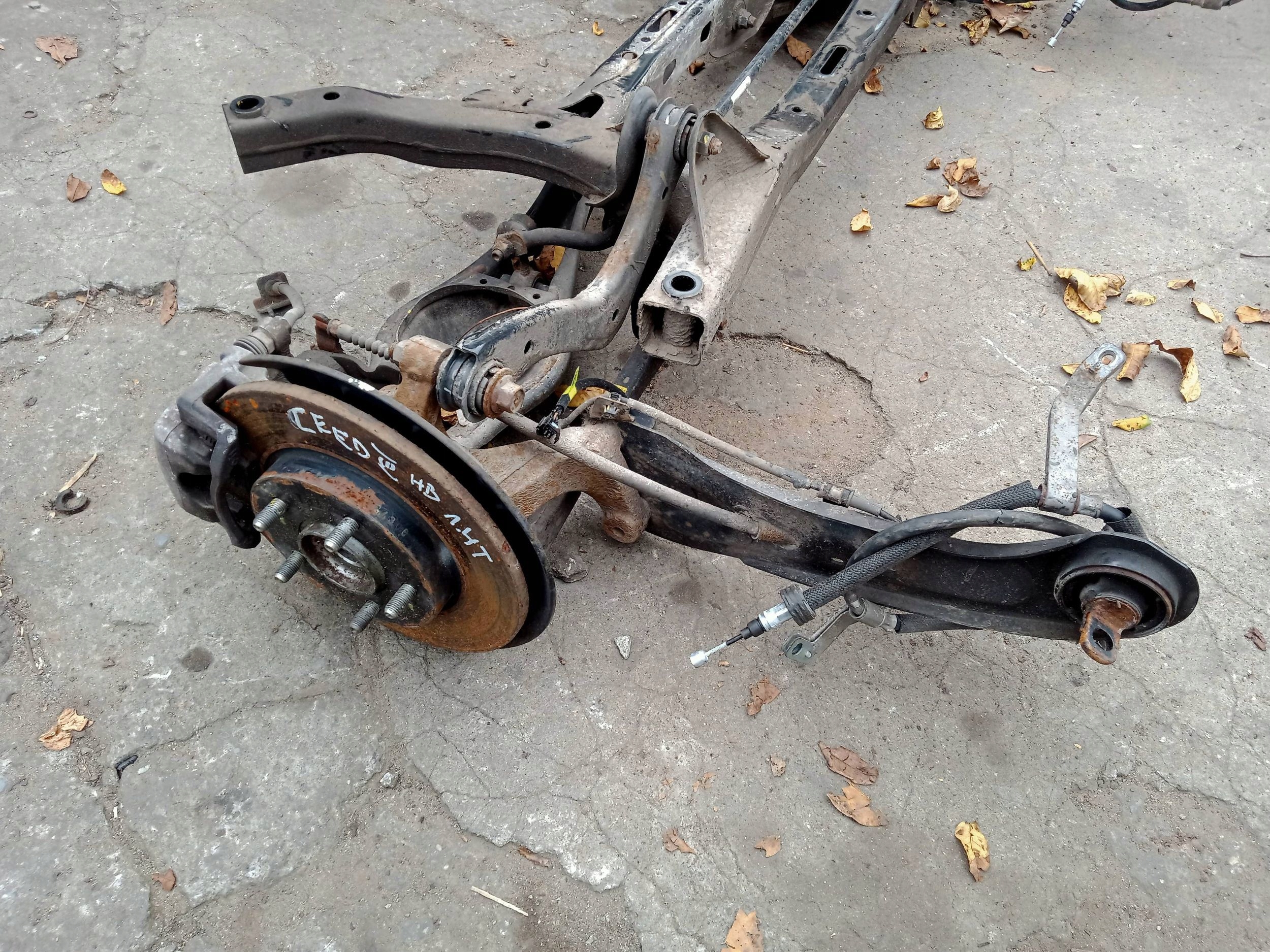 KIA CEED III HB suspension beam rear part rear complete 2018