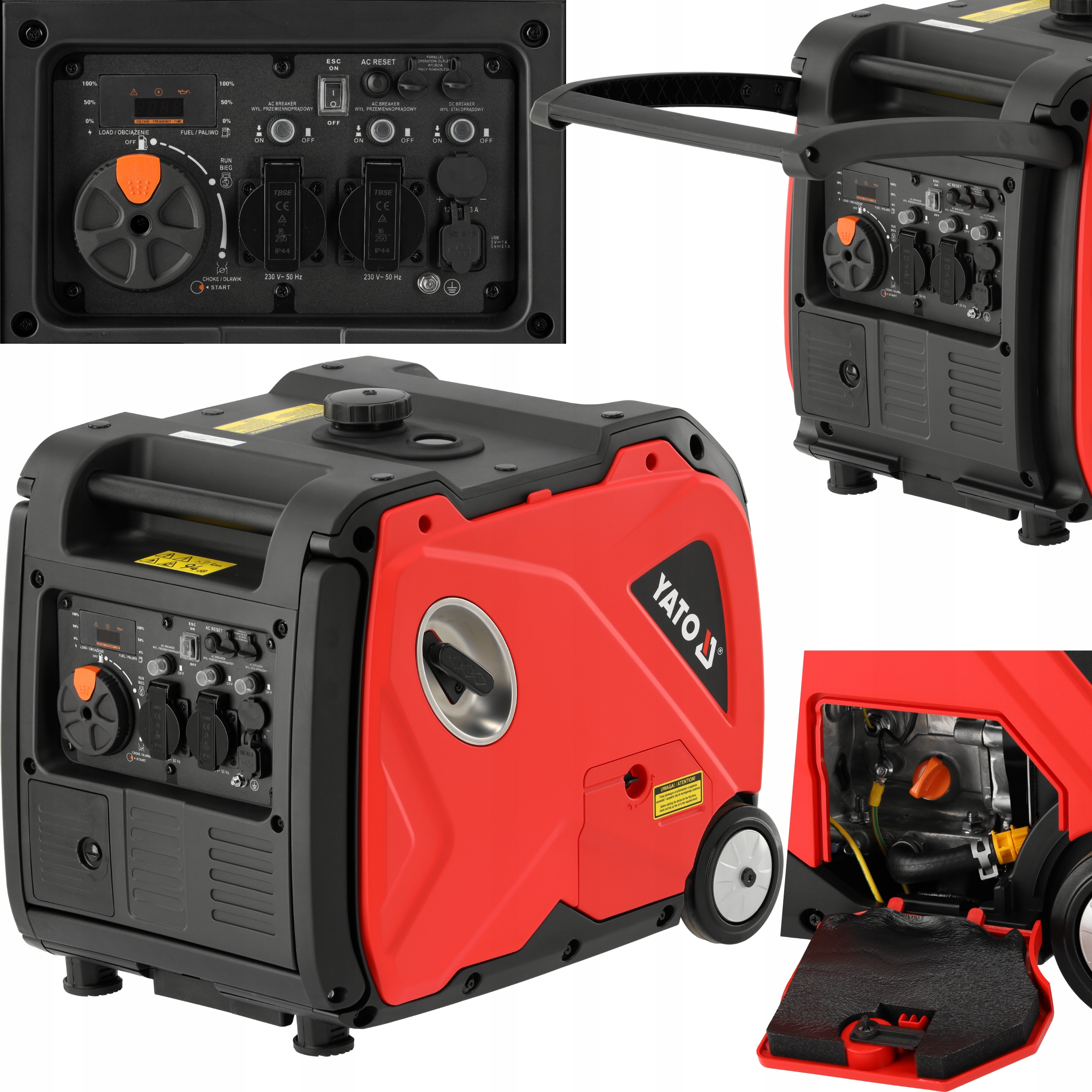 Yato Agregat Prądotwórczy Inwertorowy Generator Prądu Spalinowy 4000W
