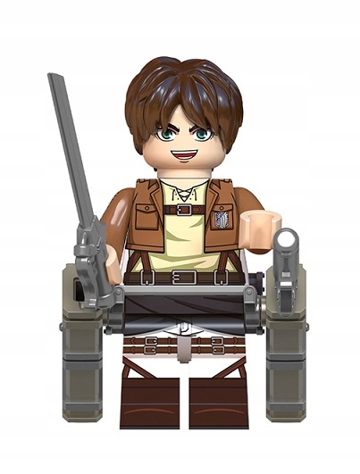 

Klocki Attack on Titan figurka Eren Jaeger