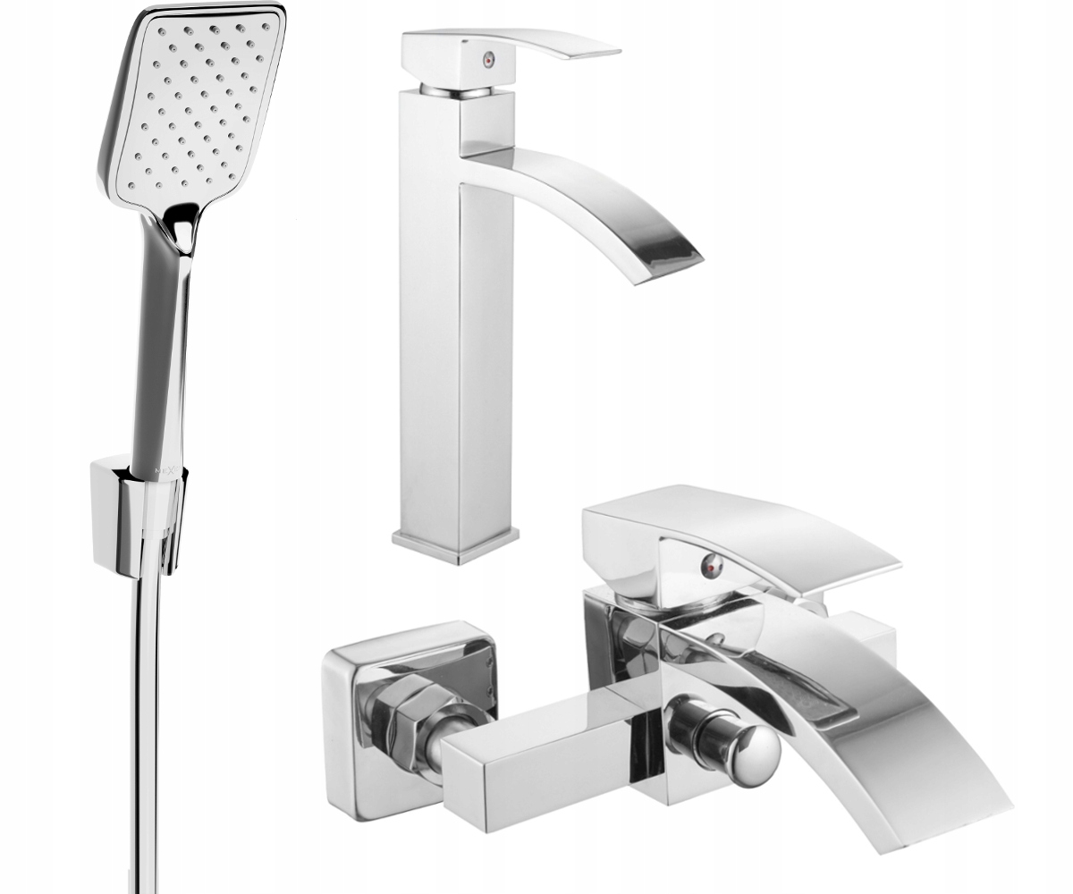 Mexen Libra R62 Vanová Souprava s Umyvadlovou Baterií, Chromová