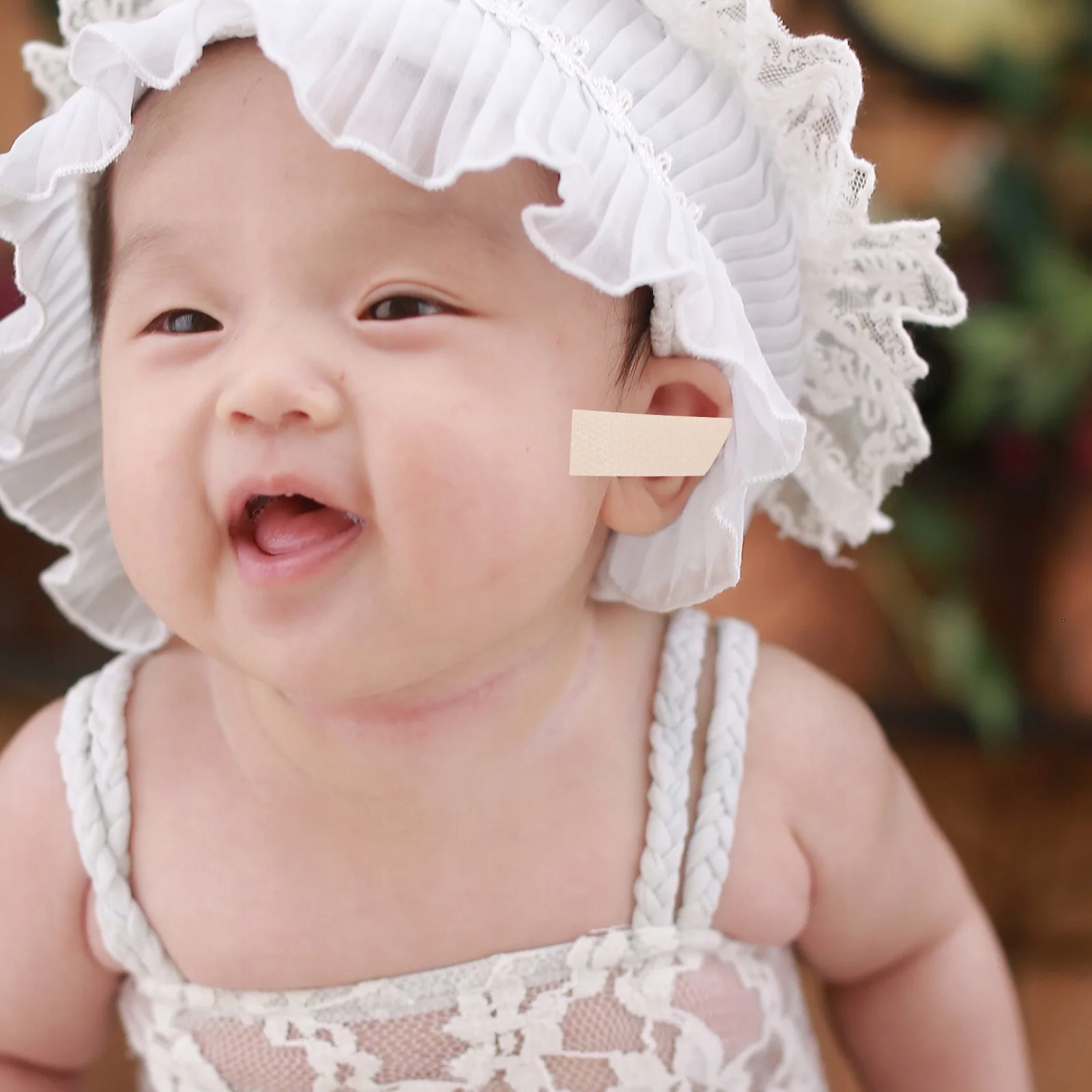 SILIKONOWE PŁATKI DZIECIĘCE NA WYSTAJĄCE USZY Marka bez marki