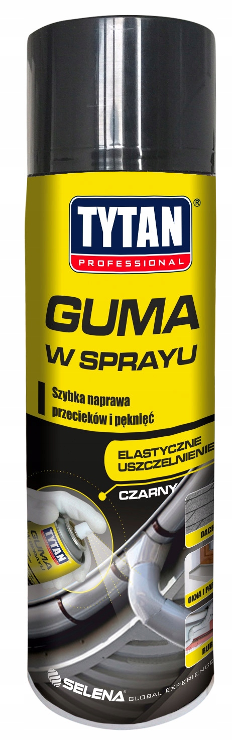 

Tytan Elastyczna Guma W SPRAYu czarna 400ml