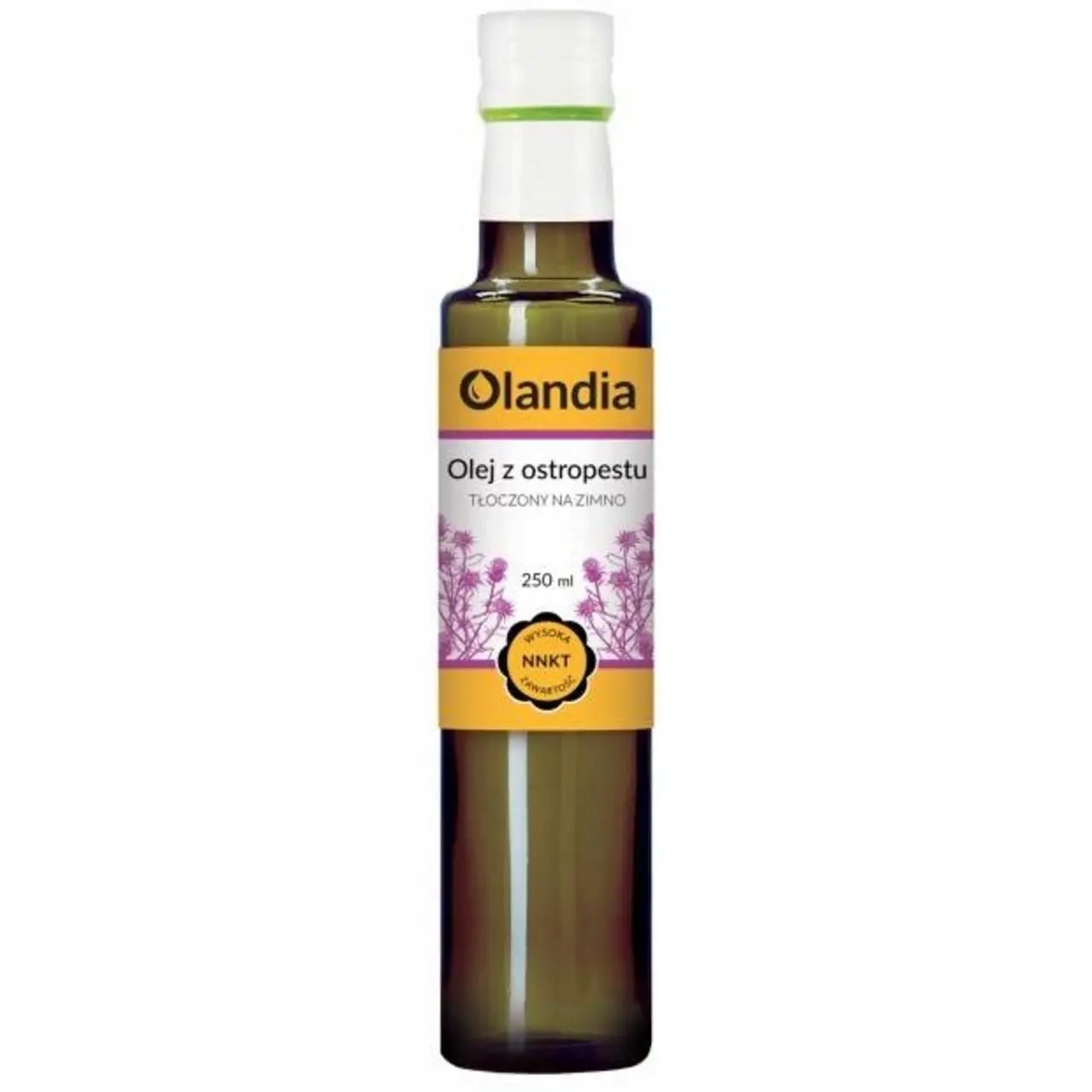 Olej Z Ostropestřce Mariánského Lisovaný Za Studena 250 ml Olandia