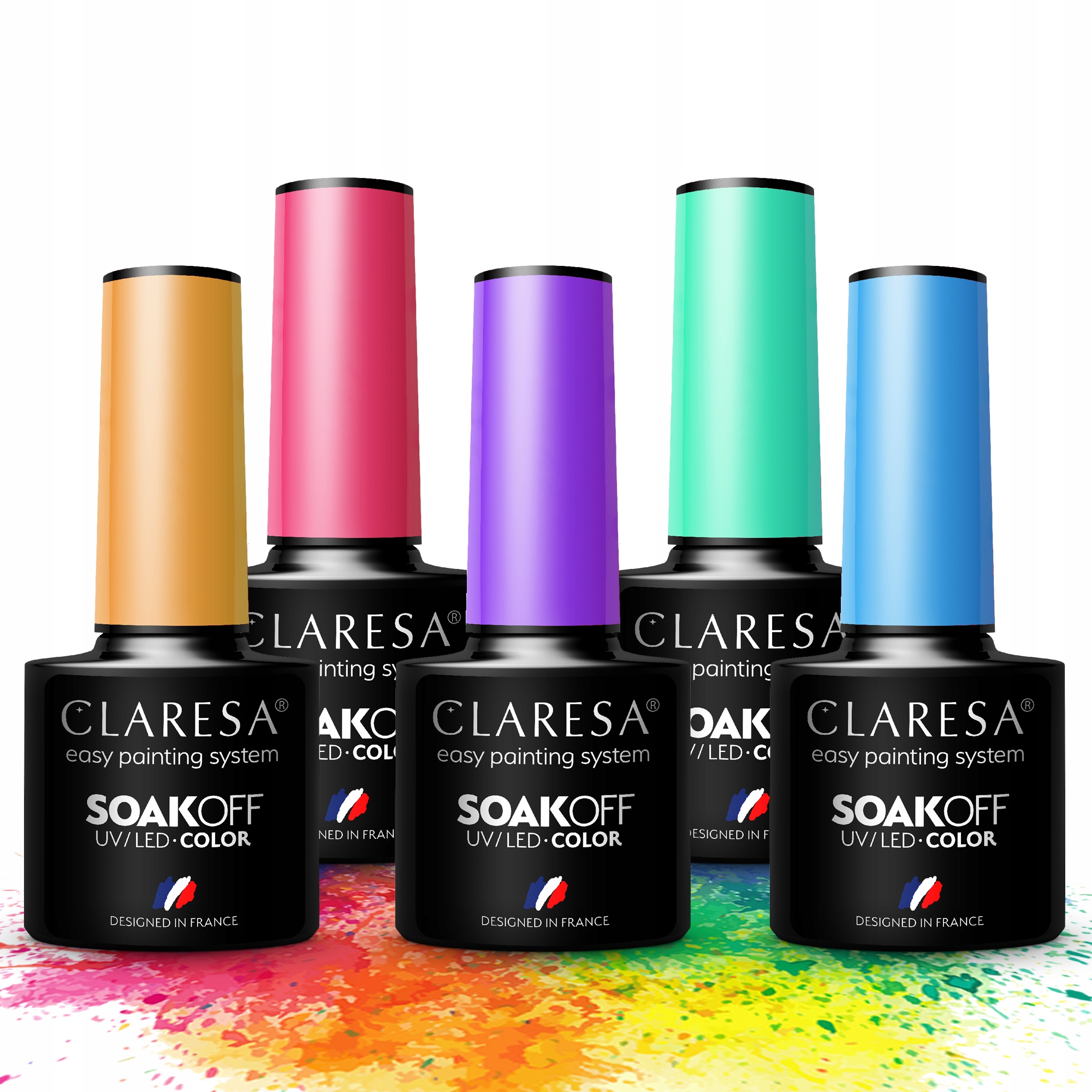 

Claresa Lakier Hybrydowy 5ml MIX Kolorów 3+2