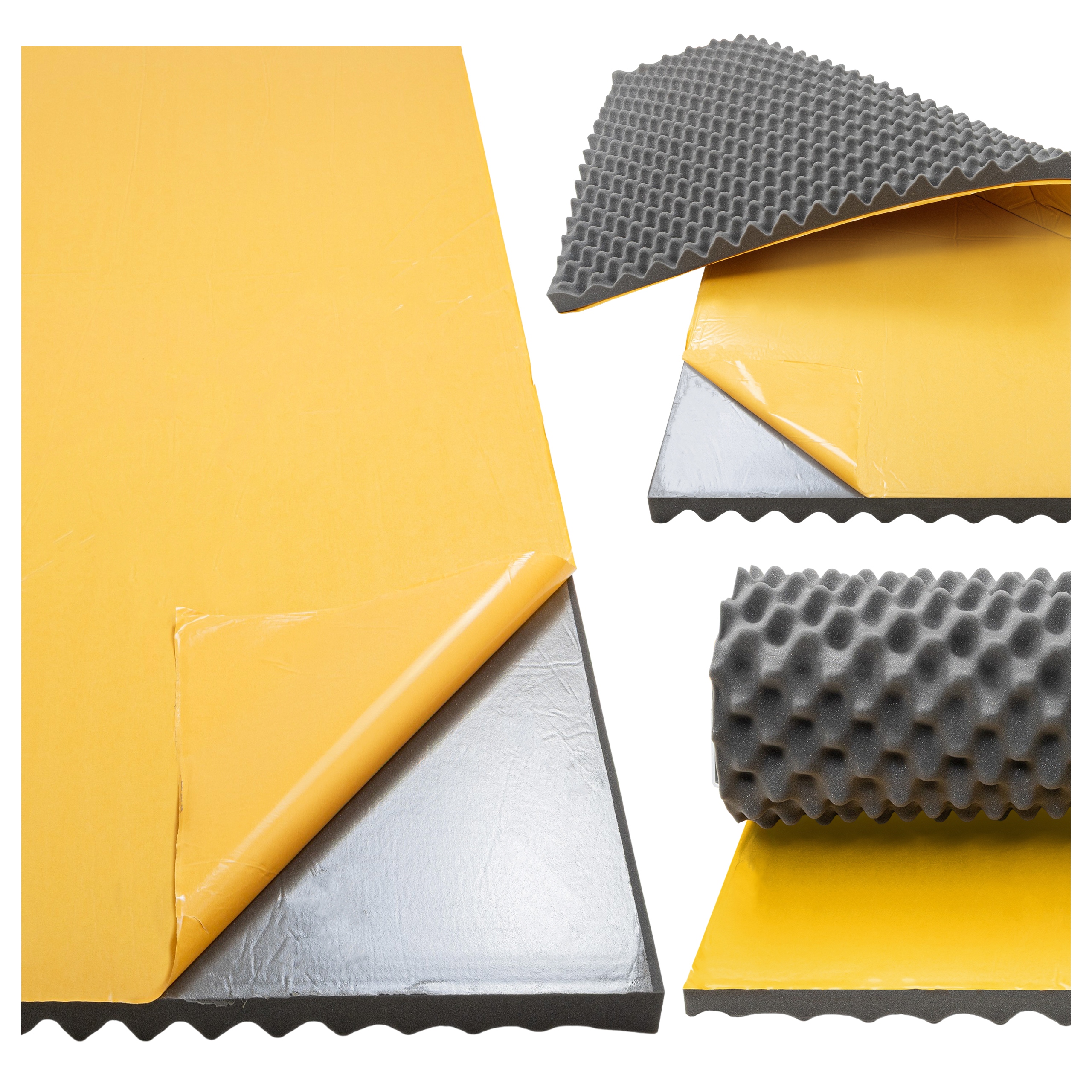 Fala 5cm samoprzylepna pianka wygłuszająca Bitmat panel akustyczny Gofry