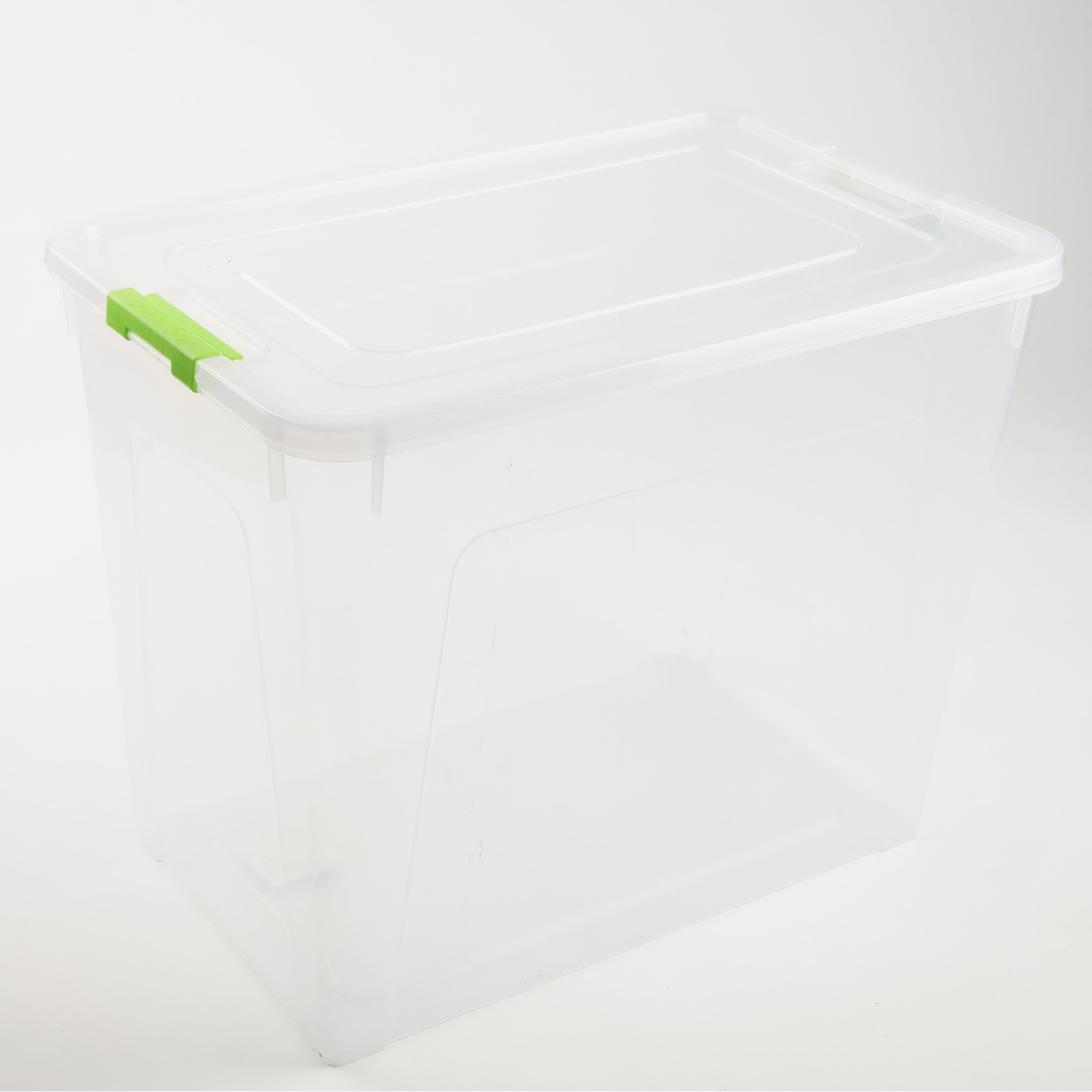 POJEMNIK PLASTIKOWY BOX 40L PRZEZROCZYSTY Z POKRYWKĄ DO PRZECHOWYWANIA