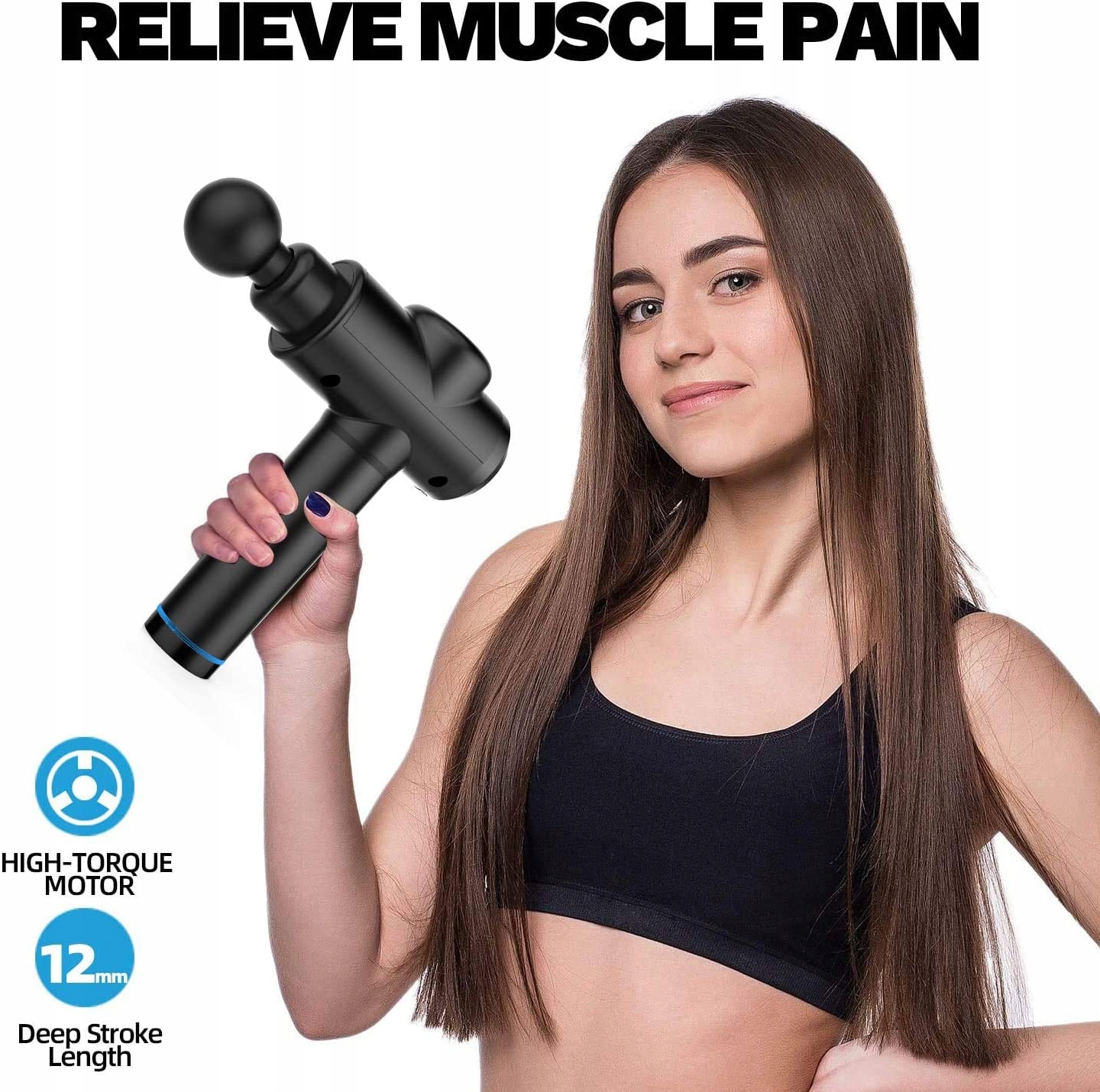 MASAŻER RĘCZNY DO CAŁEGO CIAŁA 6 GŁOWIC 20 TRYBÓW Rodzaj masażer