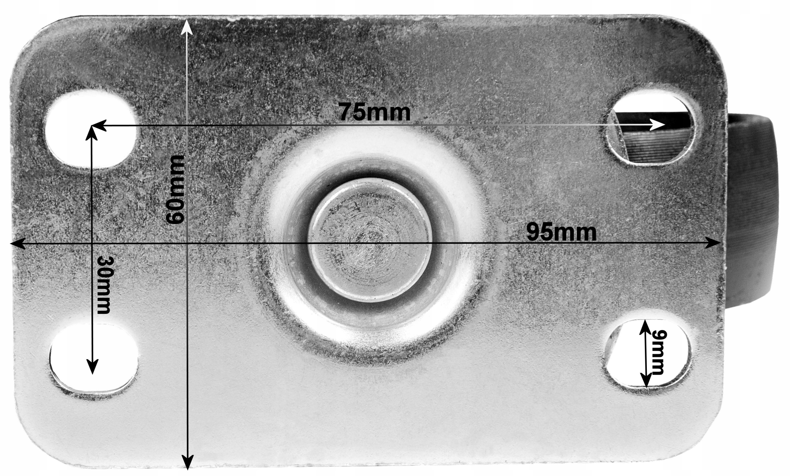 KÓŁKO KÓŁKA ŻURAWIA WARSZTATOWEGO PODNOŚNIKA 88 mm OBROTOWE 360° EAN (GTIN) 5904915128444