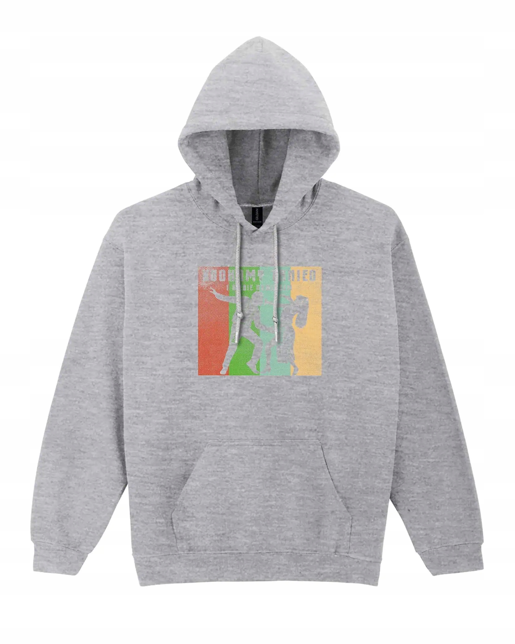 Mikina s kapucí Personalizovaná pro páry Tanec Kluby Šedá L