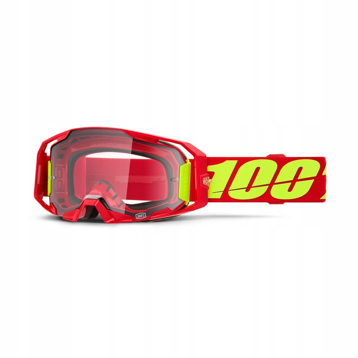 Okuliare Cross 100 % Armatic Červené Zrkadlové Číre