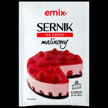 15x 154g Emix sernik na zimno malinowy Karton