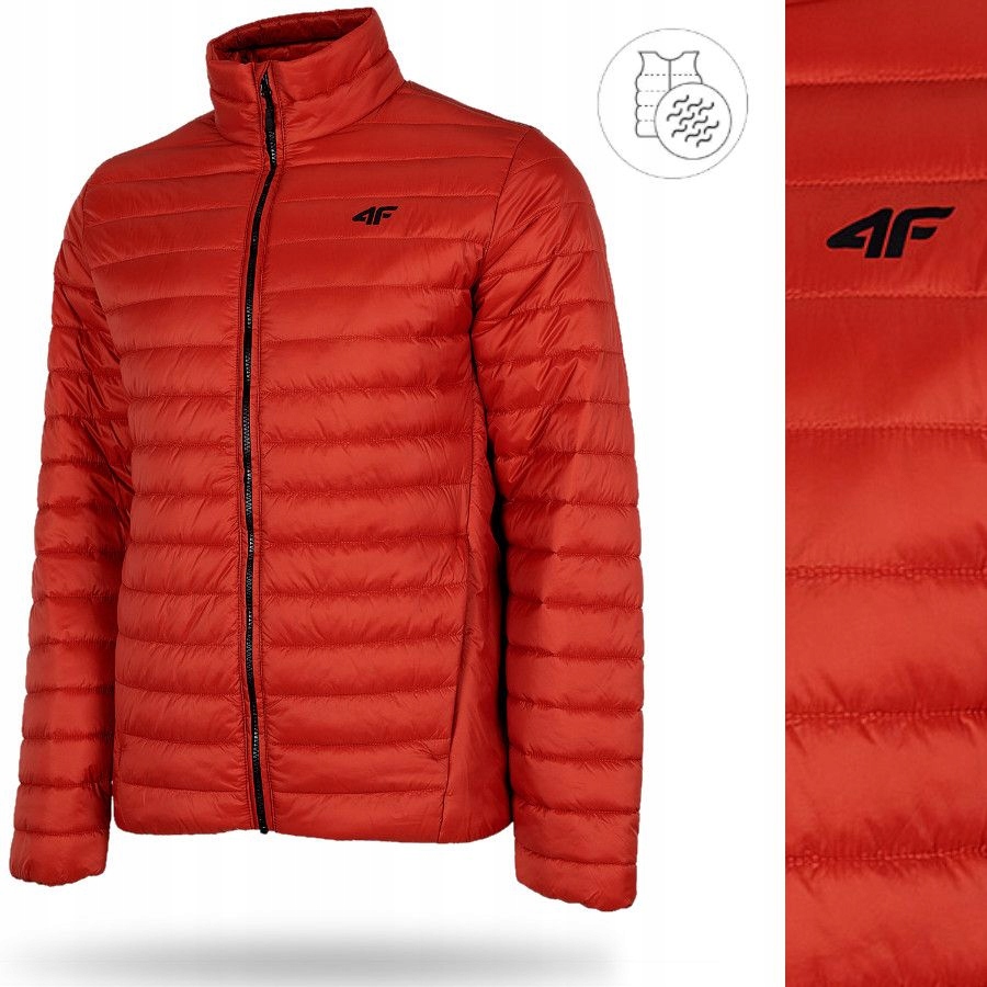 Pánská Bunda 4F Péřová Prošívaná Sportovní Přechodová Podzimní S