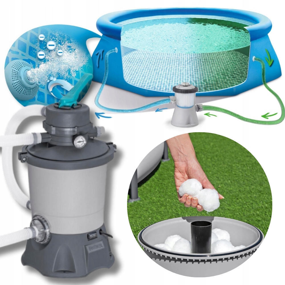 Bazénová písková pumpa Filtrační Pumpa do bazénu Bestway 3028 l/h