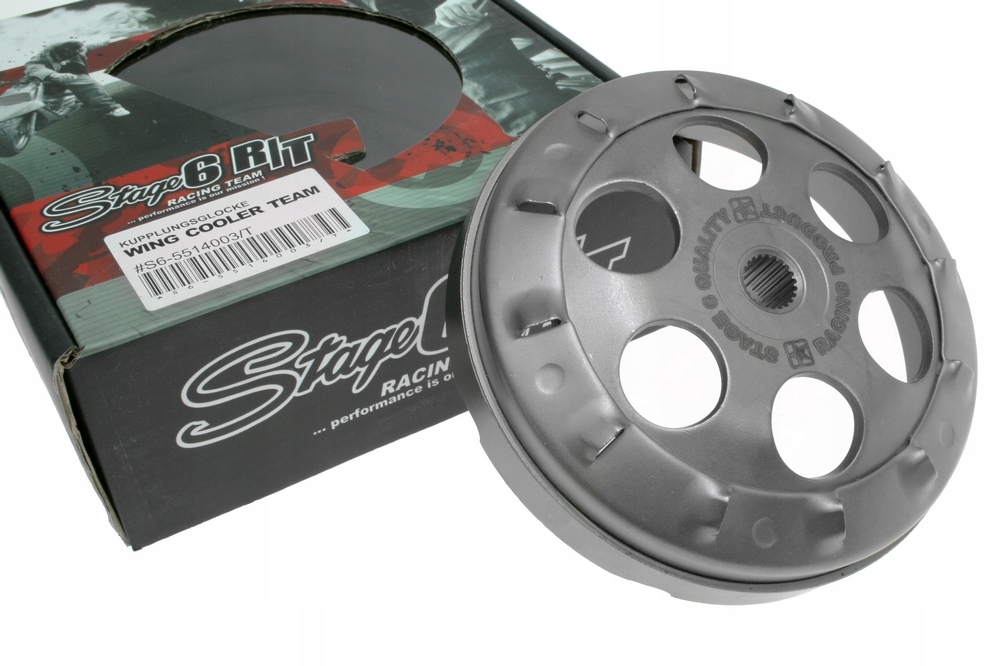 Zvon spojky Stage6 R/t, 107 mm, Aprilia, Derbi, Honda, Kingway, Kymco