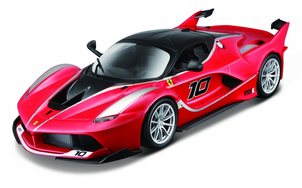 Auto Ferrari Fxxk červené 1/24 pro skládací
