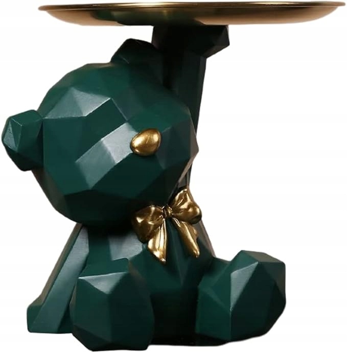 Geometrický Medvěd Pro Ukládání Klíčů S Bonbóny Do Kancelářského Domu