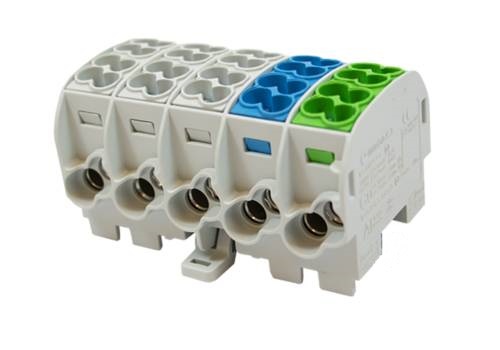 Blok rozdzielczy zacisk odgałęźny 5x8 zacisków5x25