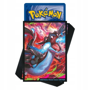 Pokemon Mega Charizard X ex Ultra-Premium Collection Sleeves Koszulki 10szt