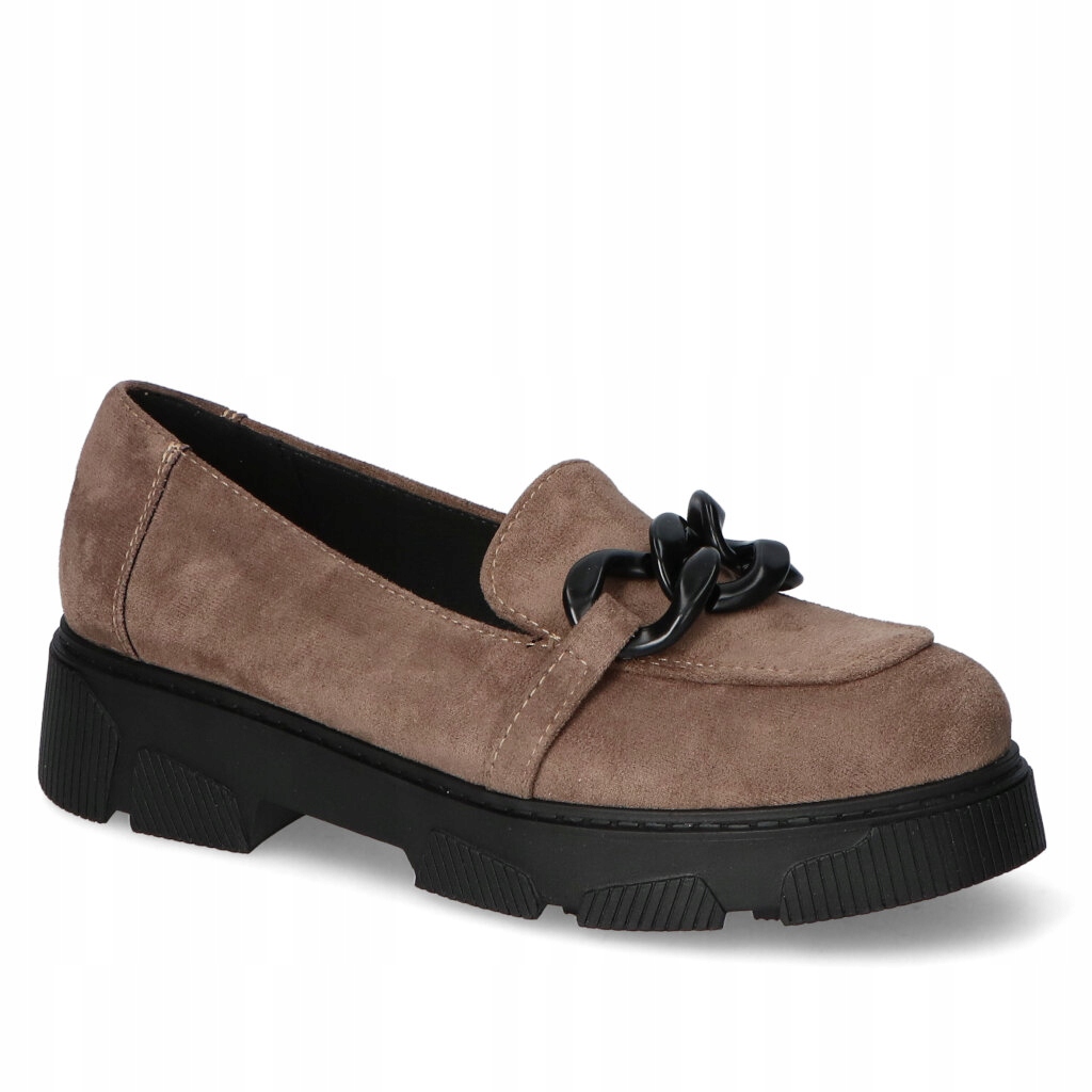 Mokasíny Kamex-but Maren Béžová Tmavě béžová 40