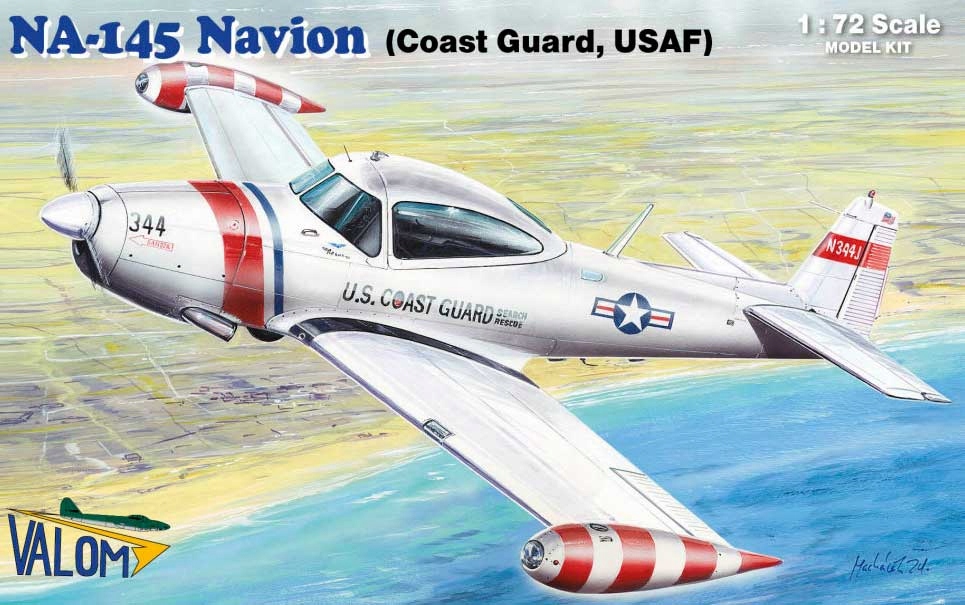 Valom 72134 1/72 NA-145 Navion (pobřežní stráž Usaf)